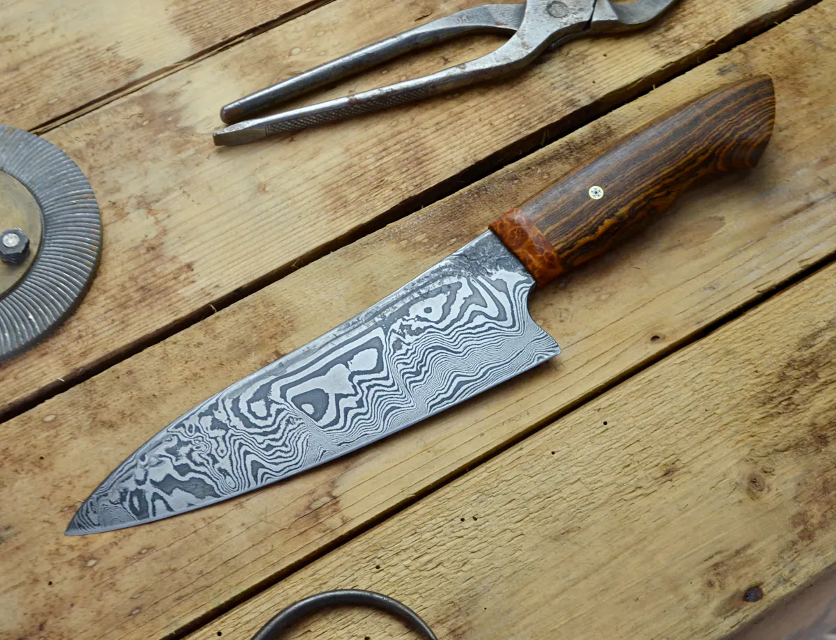 Messerschmiede Fiedler - Kochmesser-Bocote