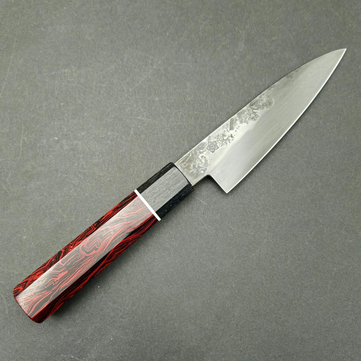 Kanji Knives - Gemüsemesser Rotes Micarta