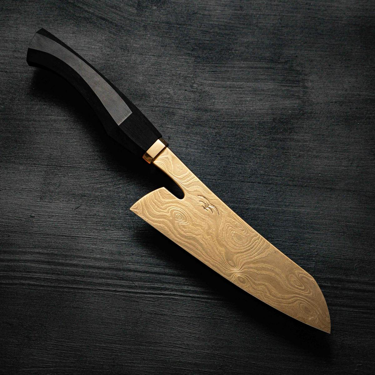 3Falken - Santoku Damast Gold