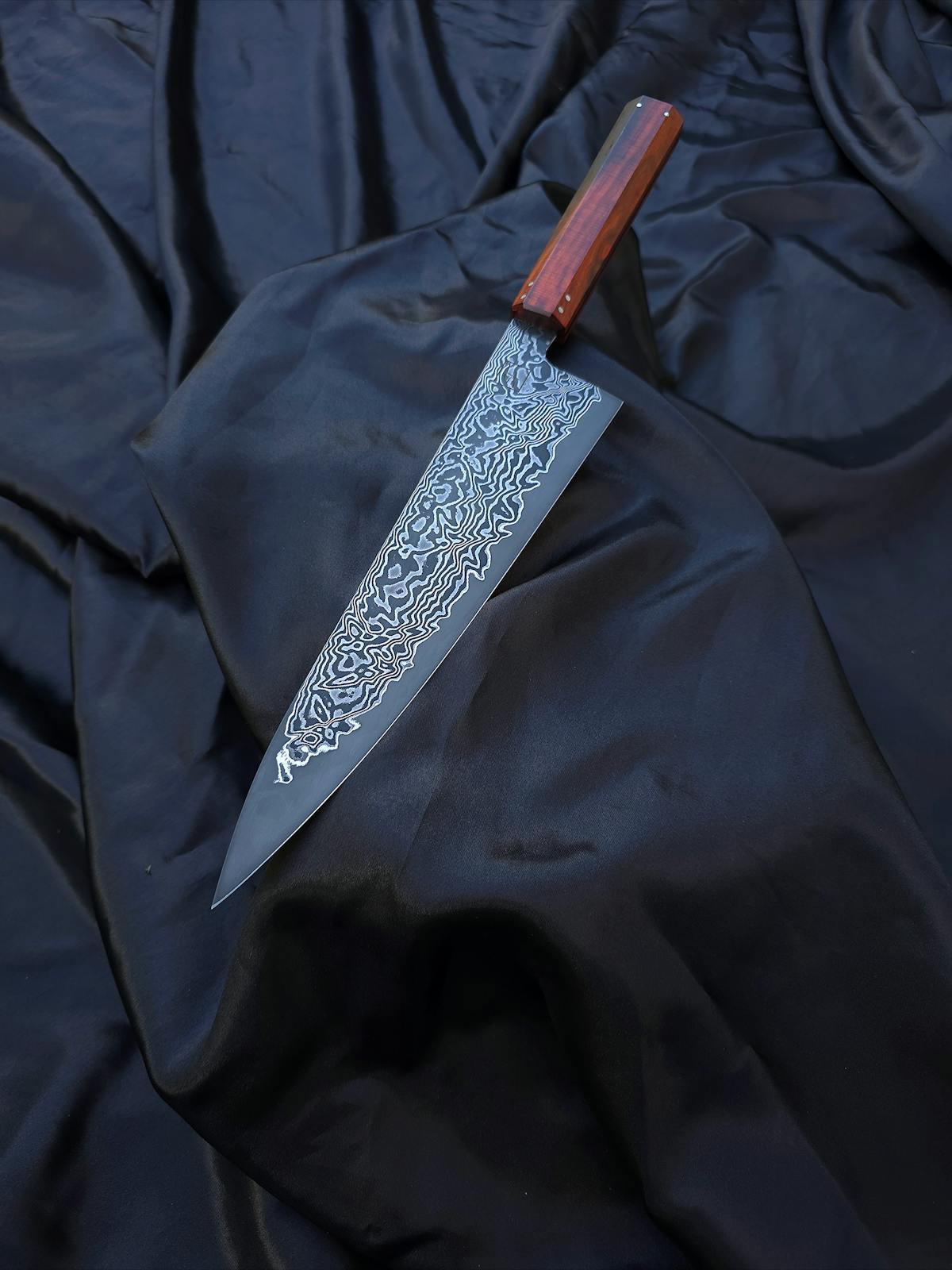 Scherlfirearts - Siam Rosewood Damast Gyuto
