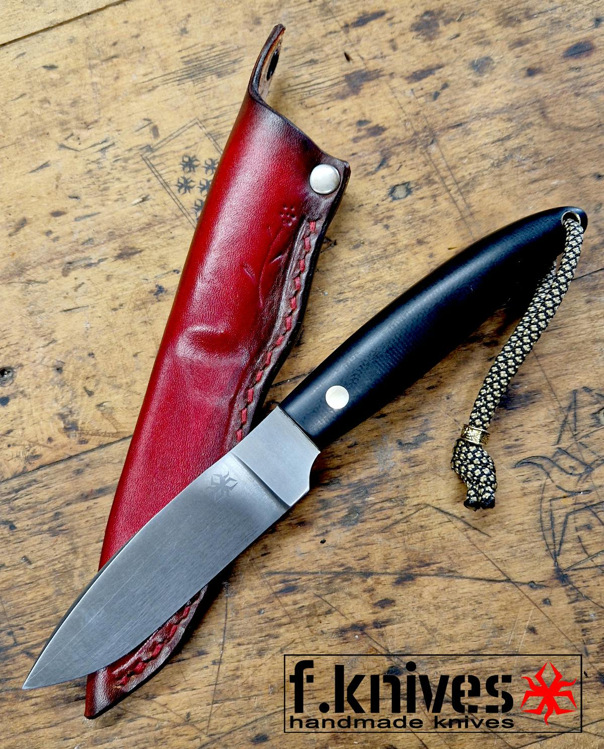 f.knives - Vildmark 090 Micarta/Schwarz