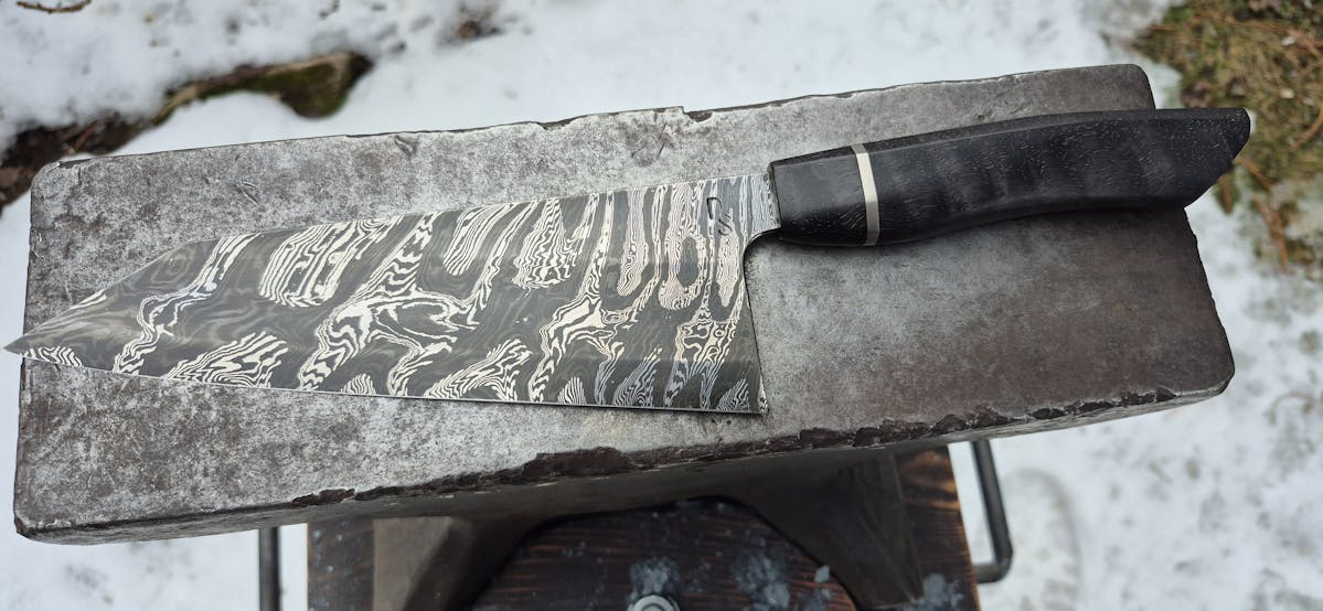 Schwarz Blades - S Grid Bunka aus Feuersturmdamast