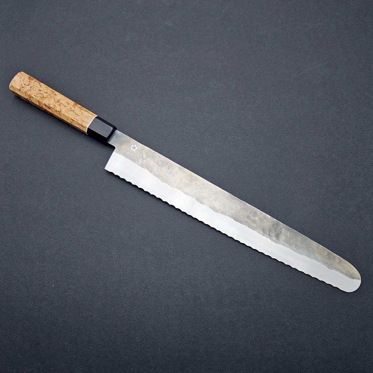 Kanji Knives - Brotmesser mit Wa-Griff aus karelischer Birke