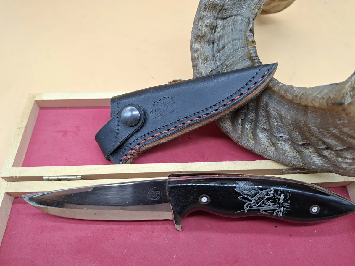 Widderkopf Messer - Black Hunter/Entenjagd