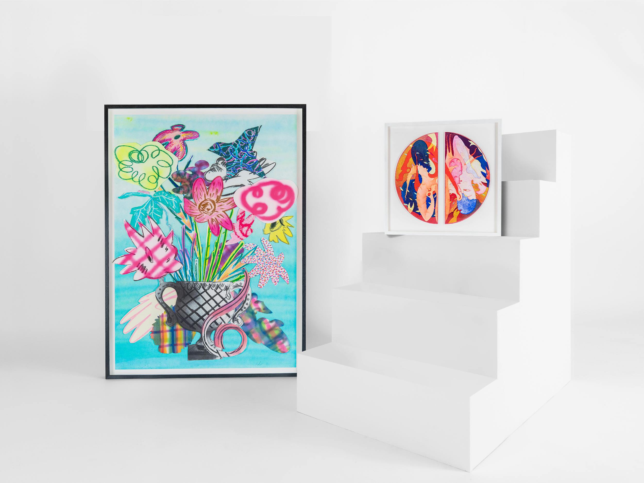 Limited edition artworks by David Price and Bea Bonofini, produced by King & McGaw 