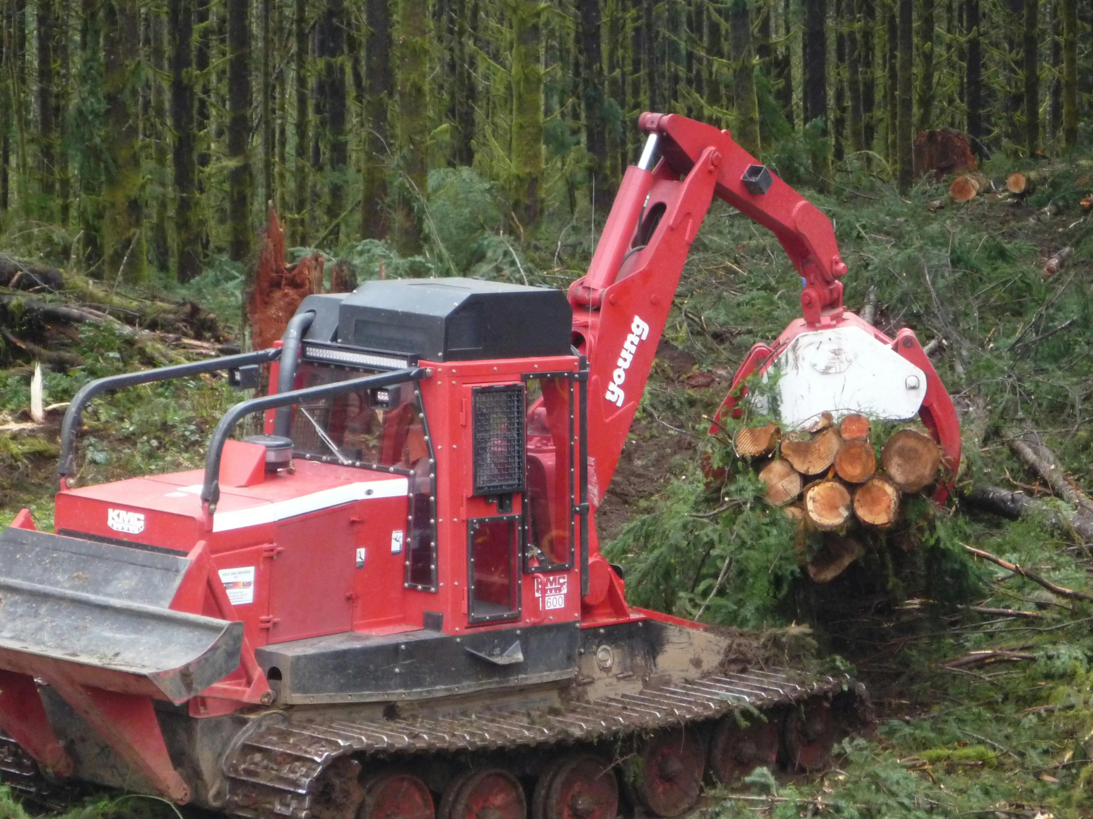 tracked skidder