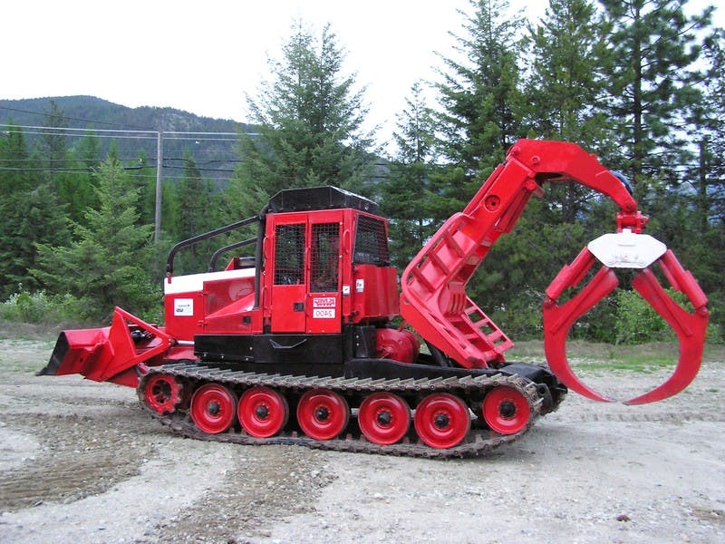 tracked skidder