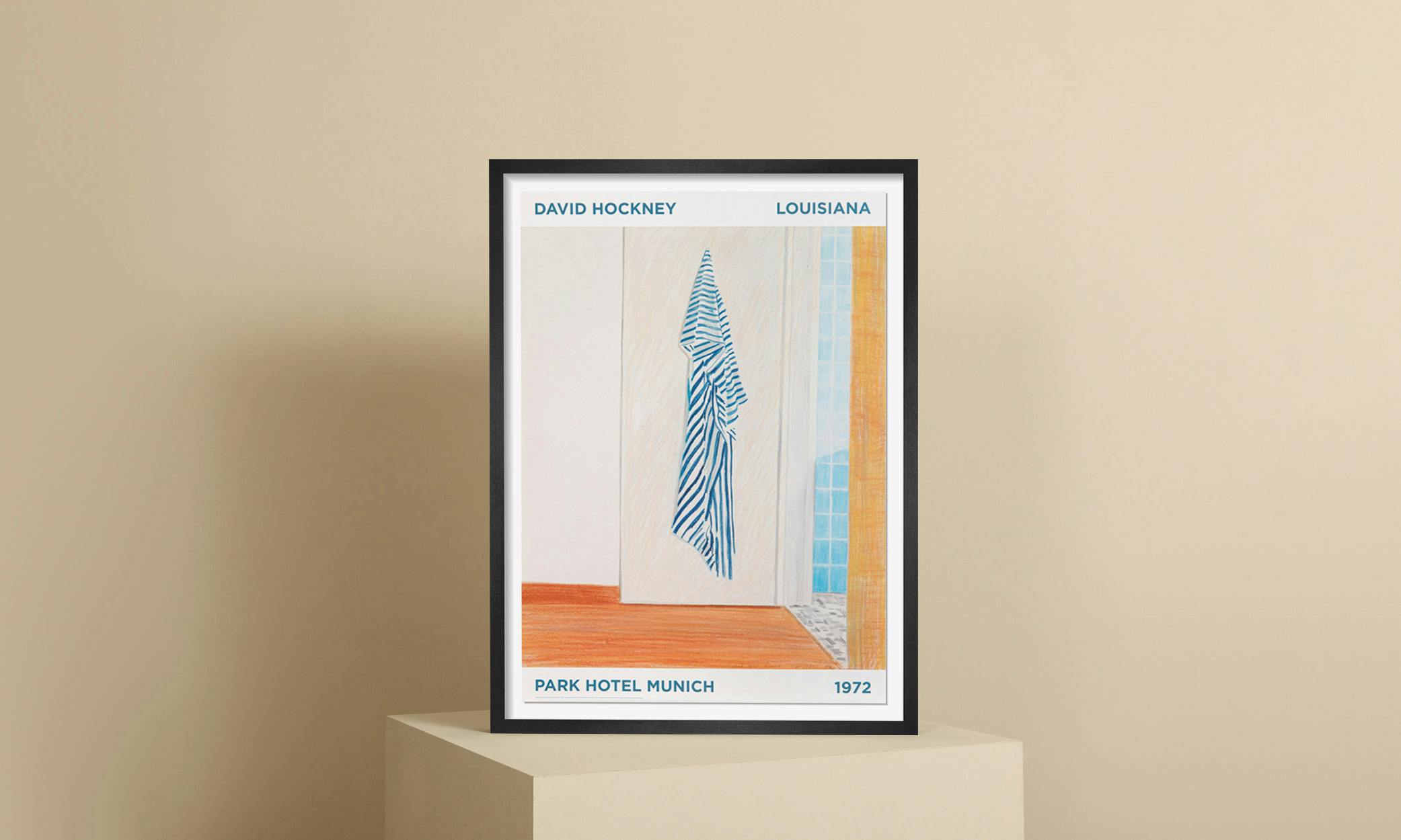 David Hockney’s exhibition posters