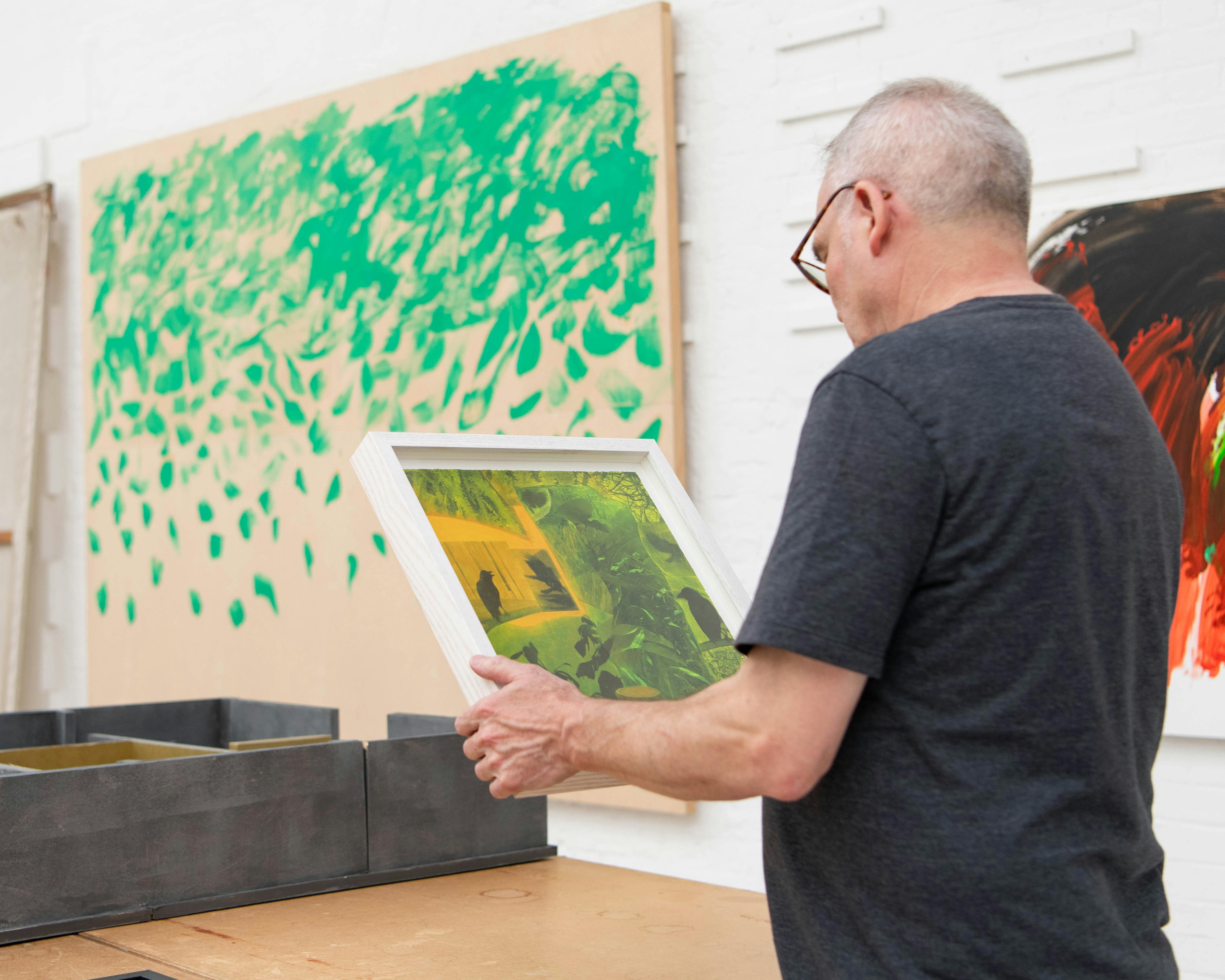 Meet London painter and collage artist Andy Barker