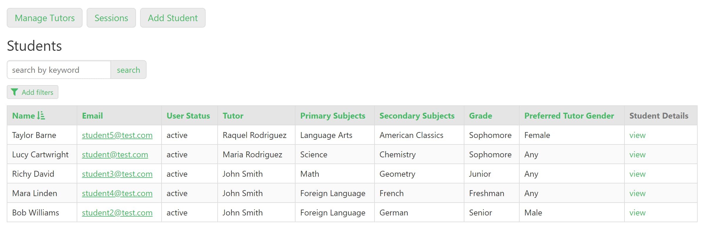 Tutor Database Online: Manage Operations with Our Tutor Schedule Software