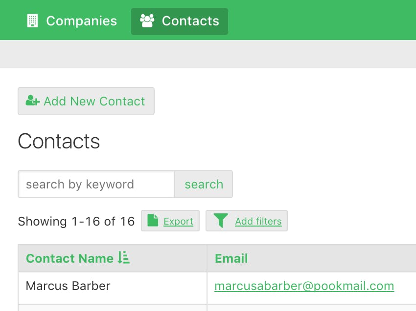Online database and workflow templates: Contact Directory Online database and workflow templates: Contact Directory