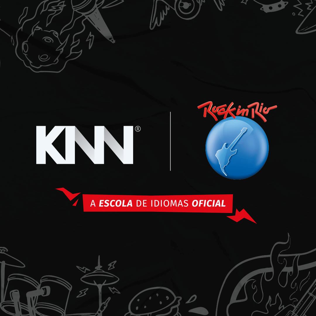 Banner do patrocínio oficial da KNN no Rock In Rio