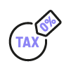 ícone de benefício taxa