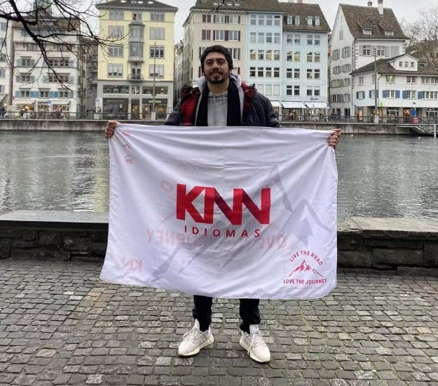 Foto do franqueado André da KNN Idiomas Nonoai/RS.