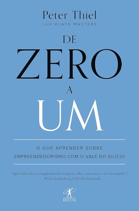 Capa do livro "Do zero a um"