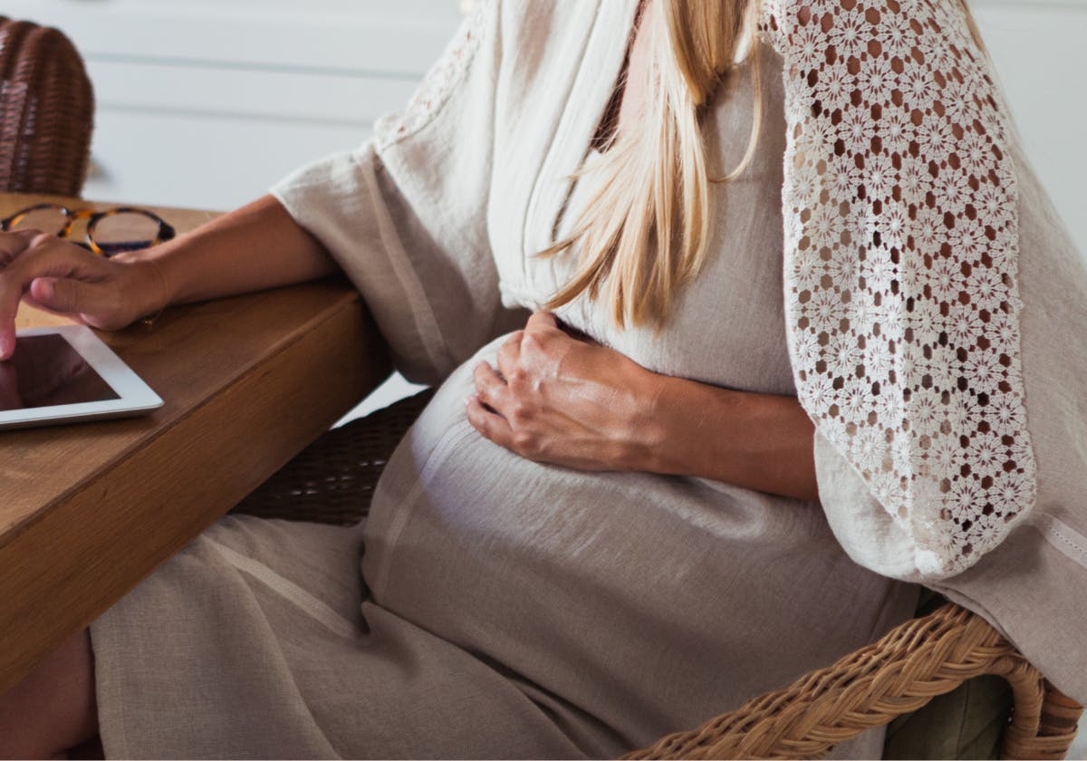gravid kvinna