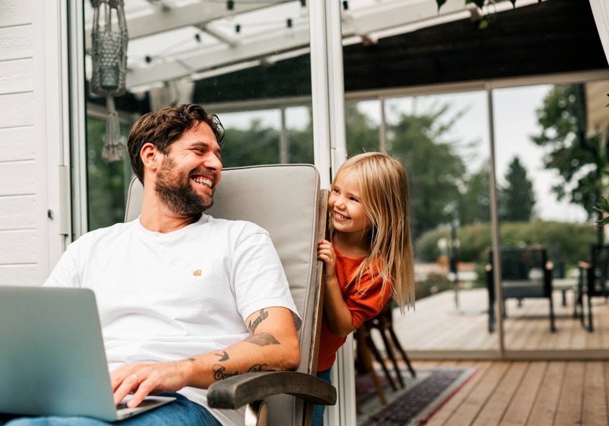 Pappa och dotter