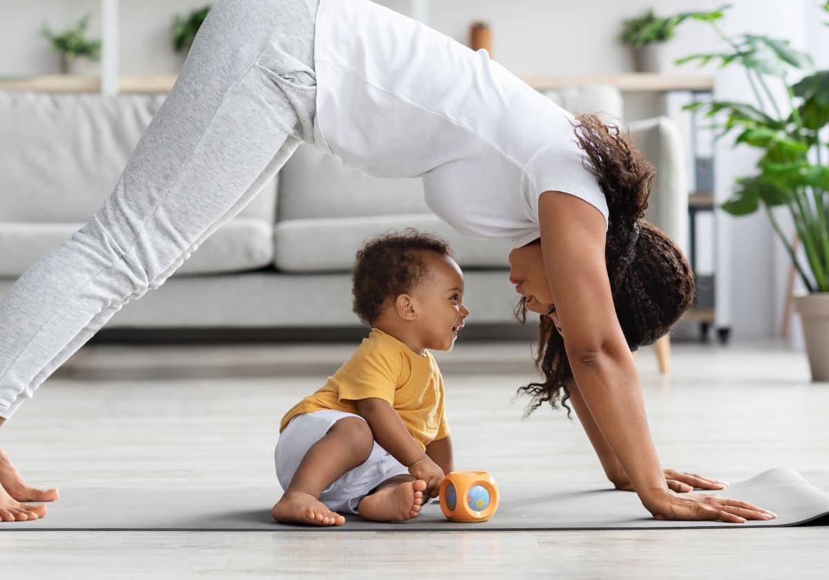 yoga med barn