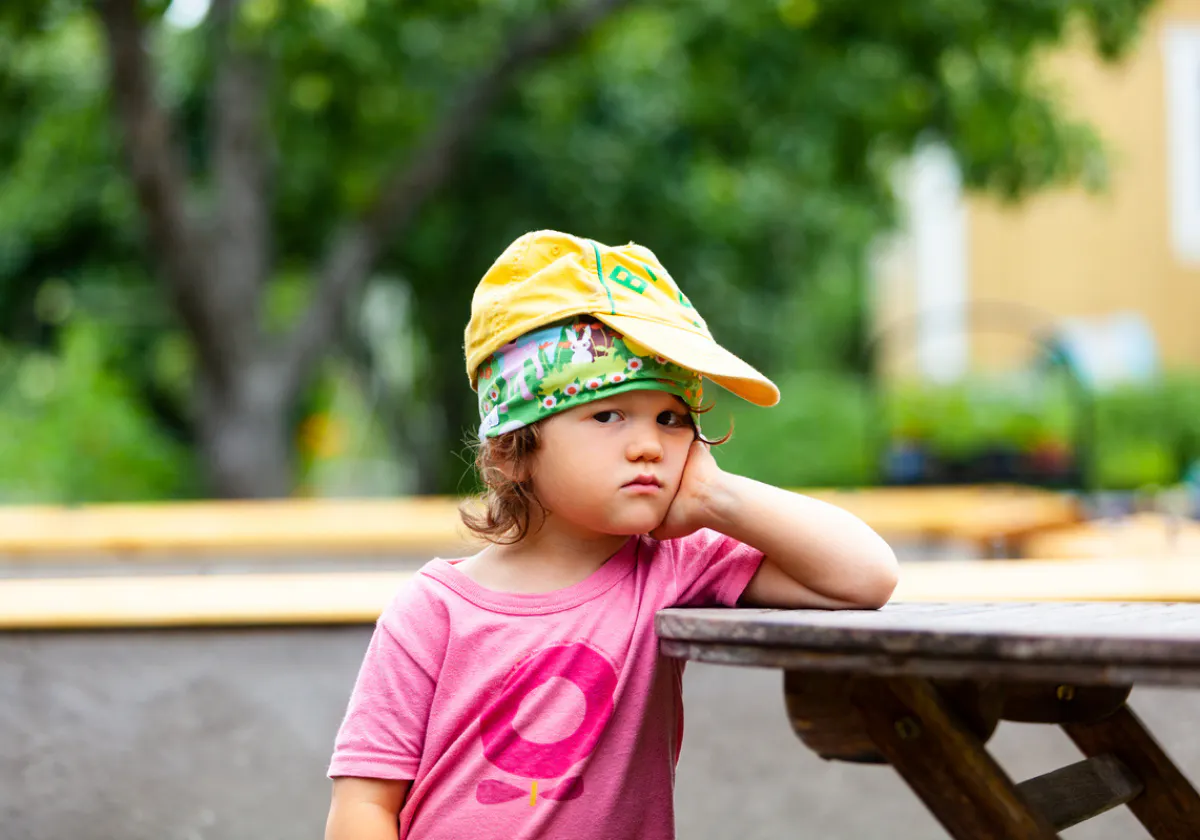 Barn som har svårt att avsluta lek utomhus