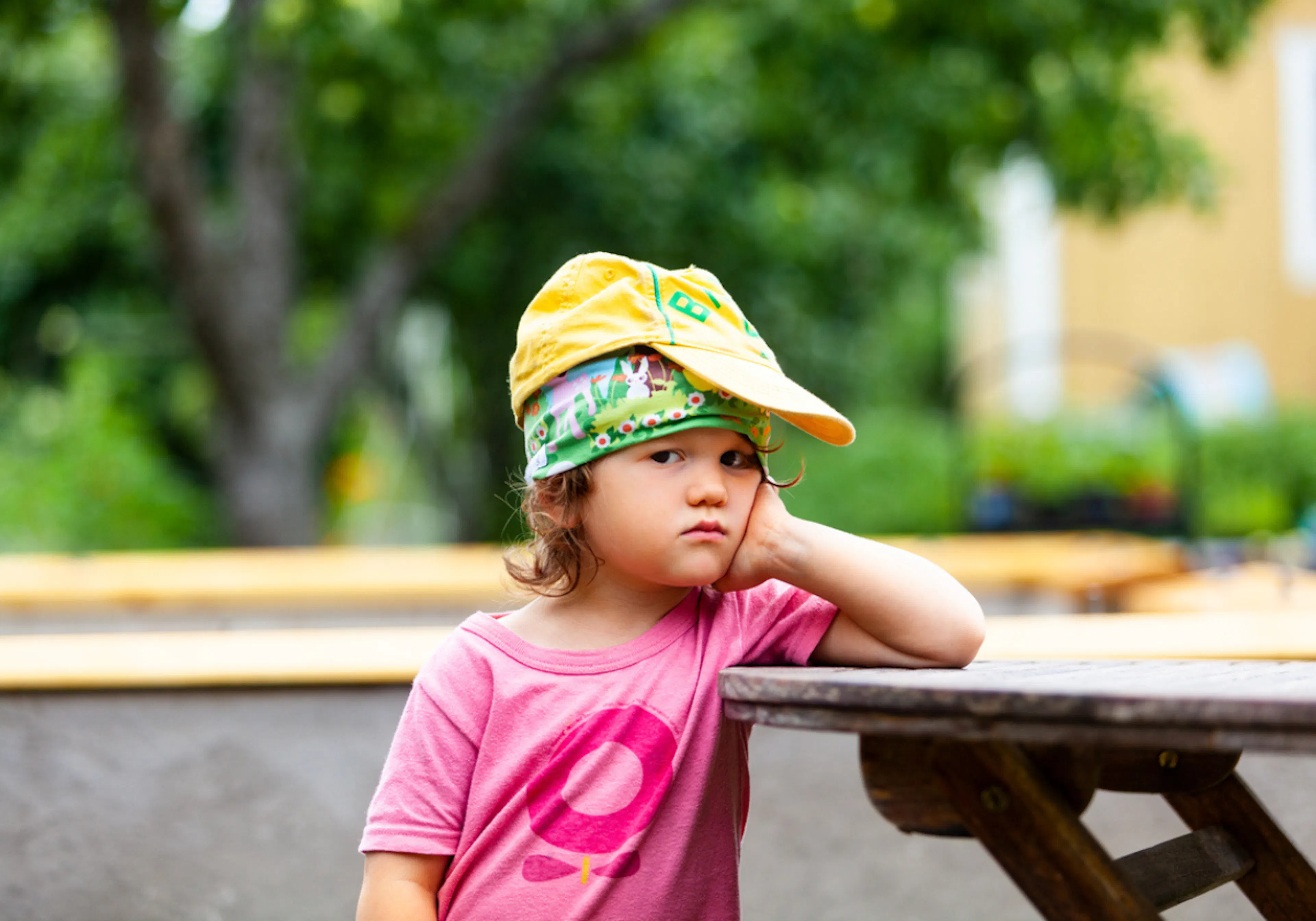 Barn som har svårt att avsluta lek utomhus