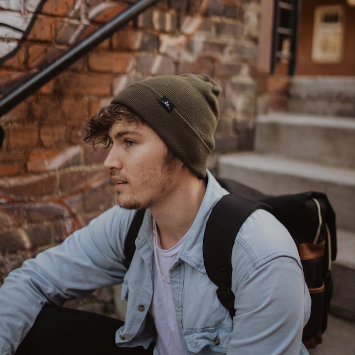 Green Beanie