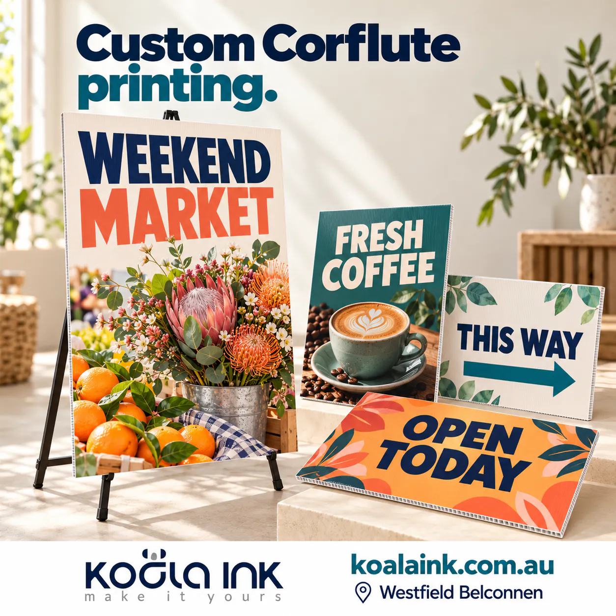 Custom Corflute Printing