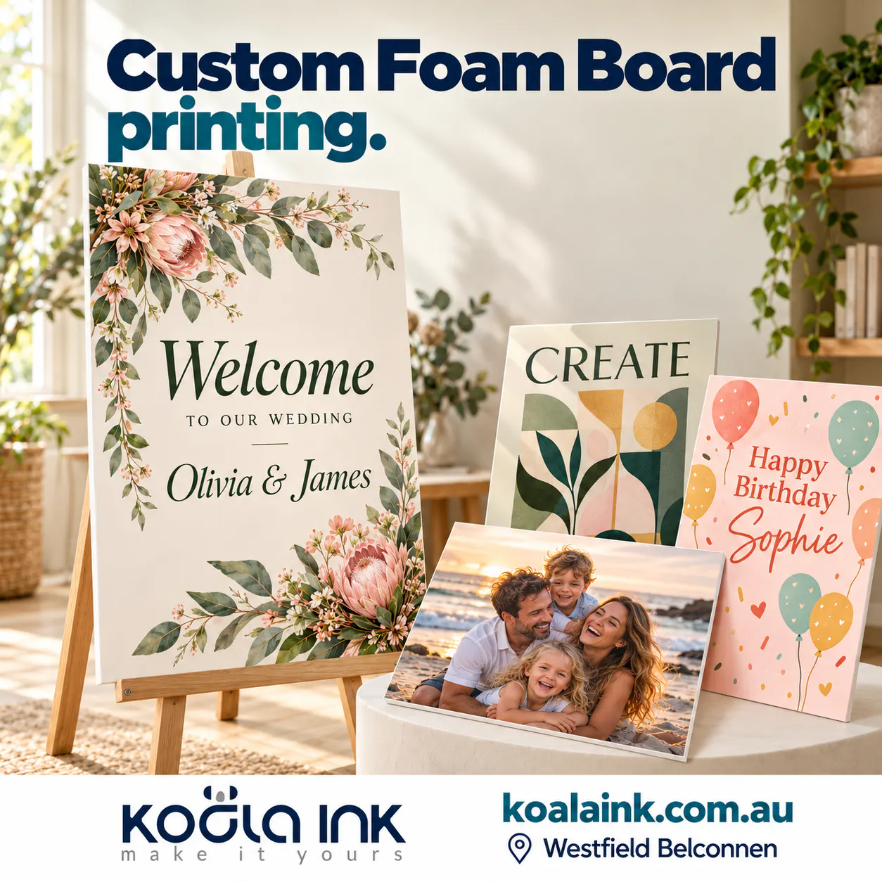 Custom Foam Board Printing