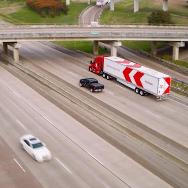 Kodiak truck on highway