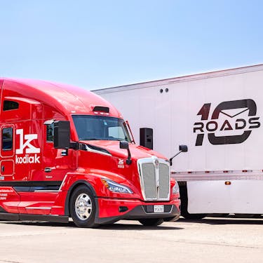 Kodiak truck with 10 Roads trailer