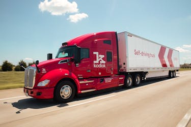 Kodiak truck on a highway