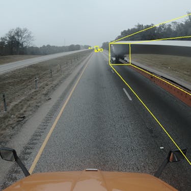 The Kodiak Driver encounters a truck hauling a wind turbine blade