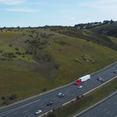 Kodiak truck on the highway