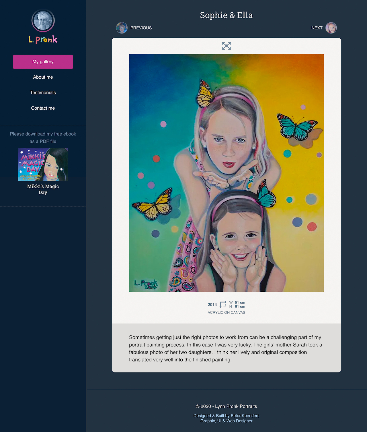 Lynn Pronk Portraits - Gallery item