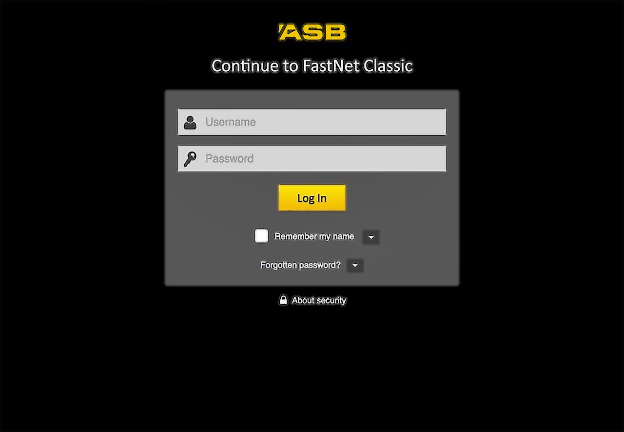 ASB Bank - Single Sign On - Log in