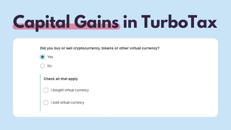 Bought or sold crypto TurboTax Canada