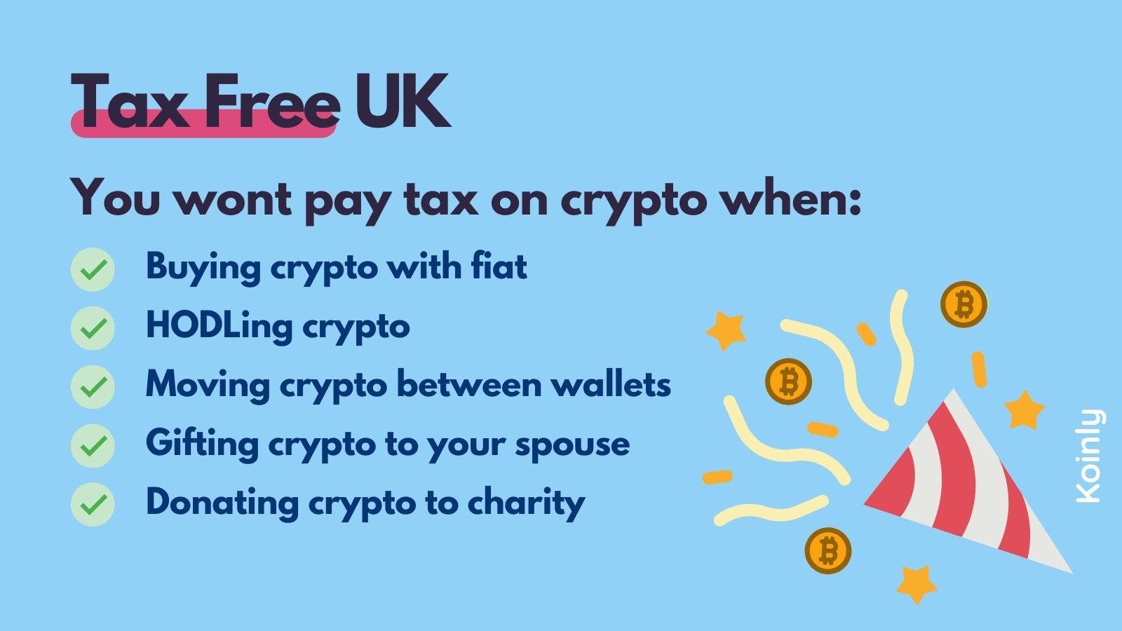 Koinly crypto tax calculator UK tax free transactions