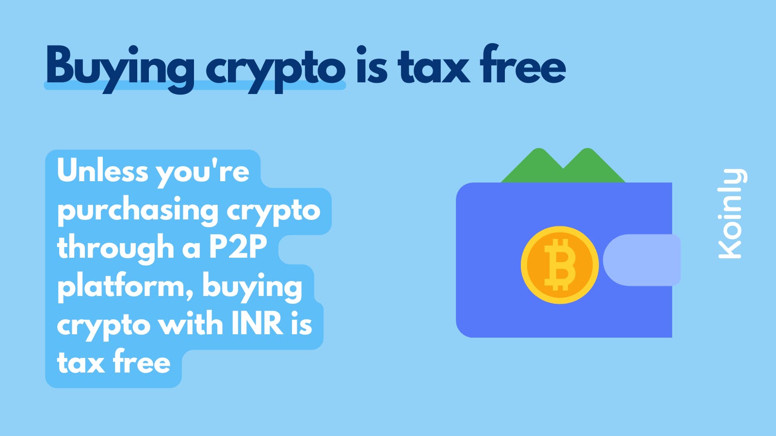 Buying crypto tax India