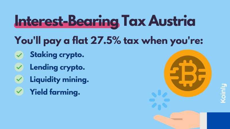 Interest-Bearing Tax Crypto Austria