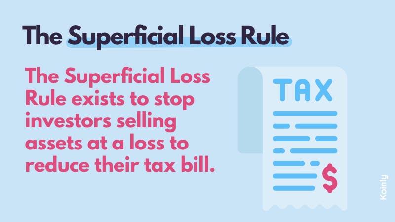 The Superficial Loss Rule crypto