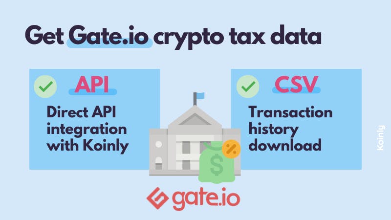 Gate.io crypto tax reporting