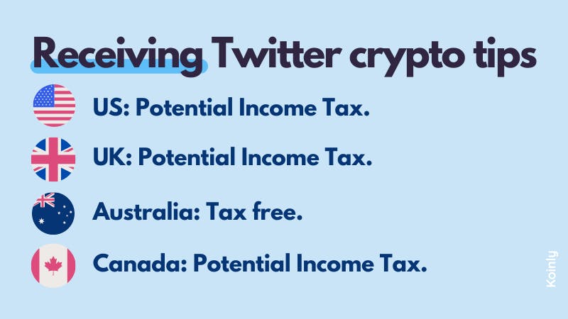 Twitter crypto tips tax