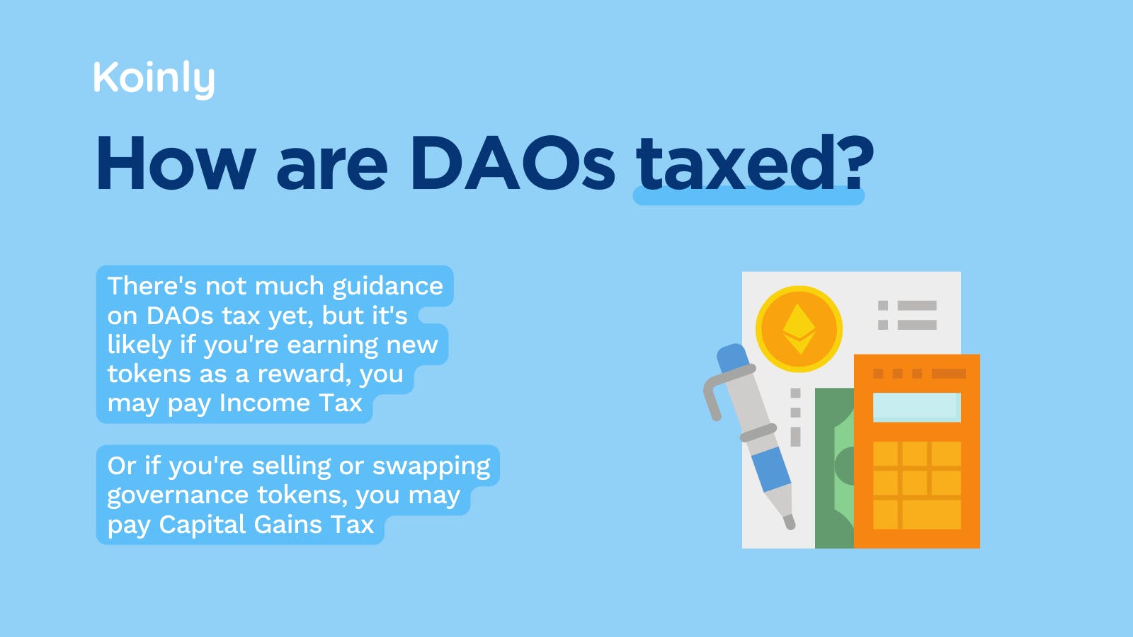 how are DAOs taxed?