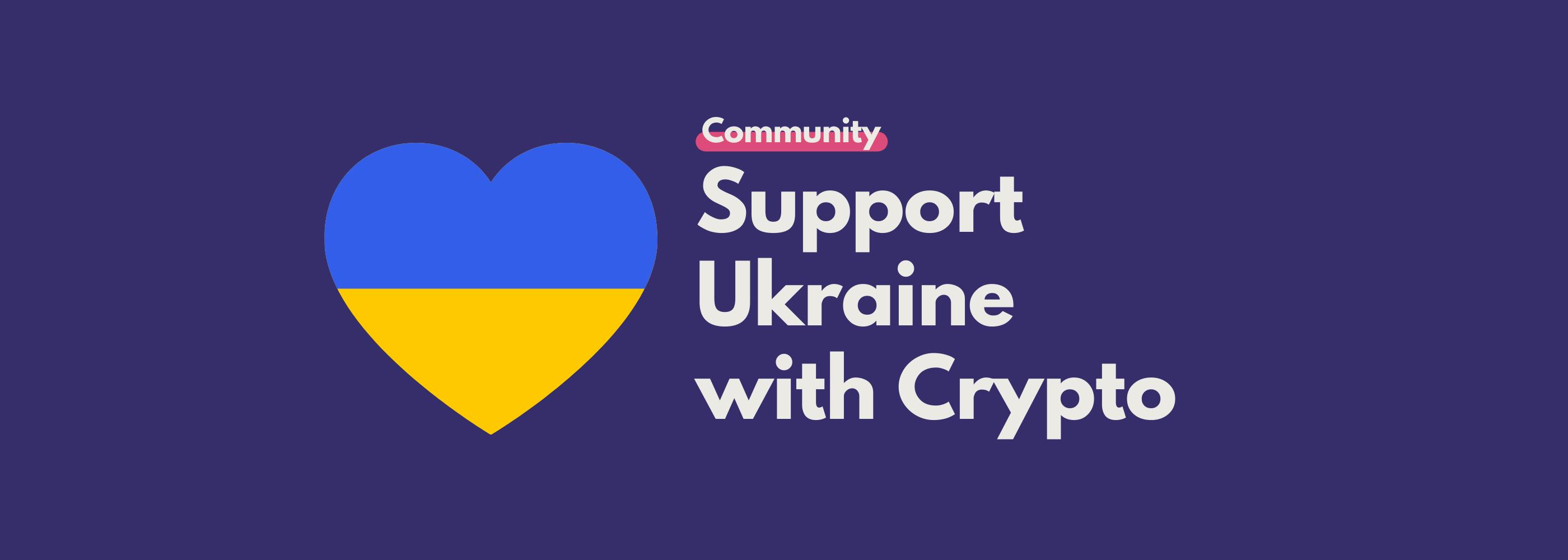 Support Ukraine with crypto donation Koinly 