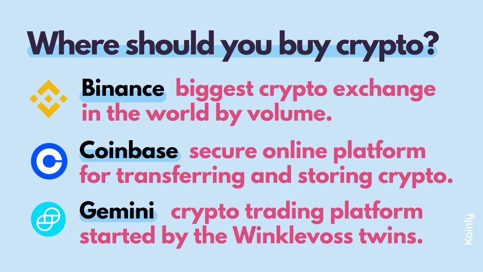 Where to buy crypto