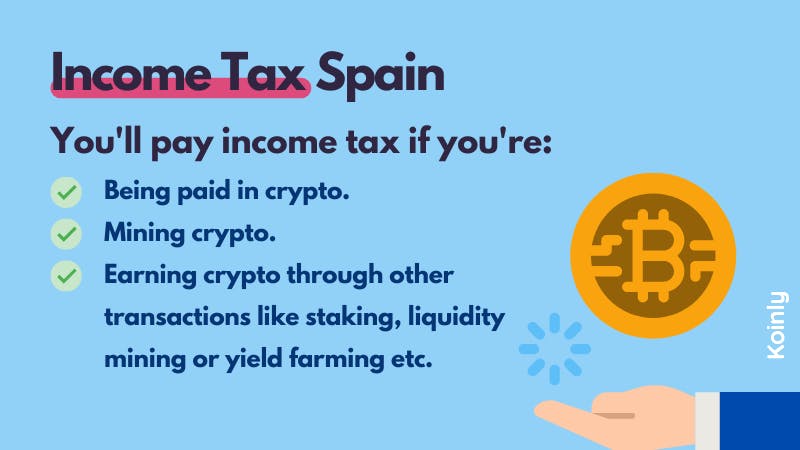 Income Tax on crypto in Spain