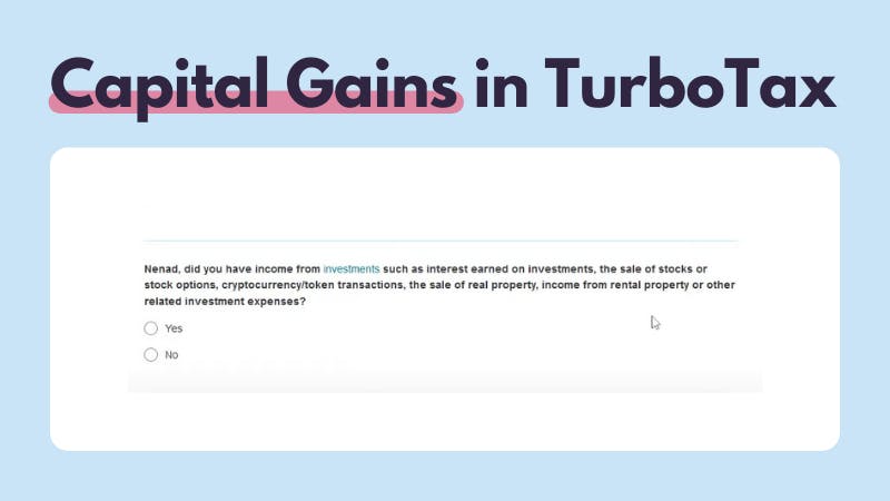 reporting crypto taxes turbotax