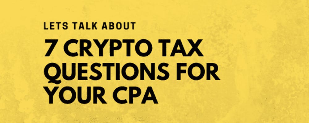 crypto tax questions