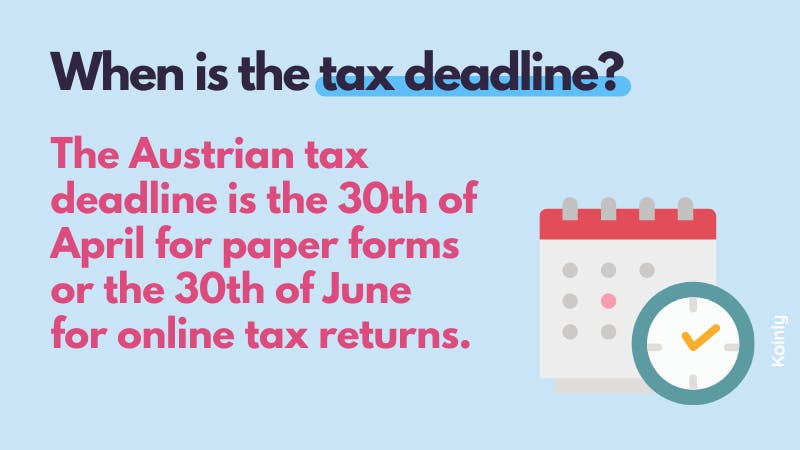 Austrian tax deadline