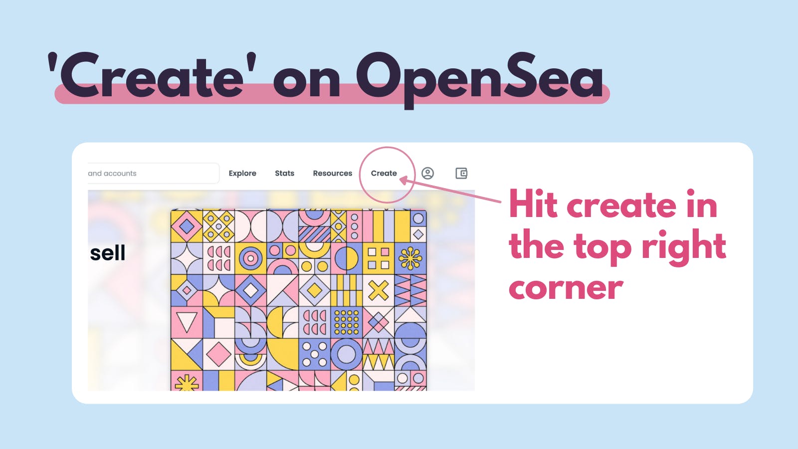 Create on OpenSea