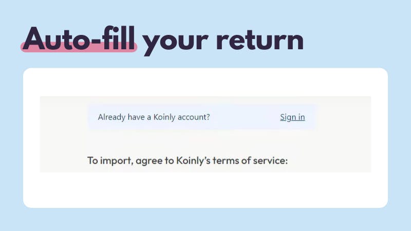 Connect Wealthsimple with Koinly